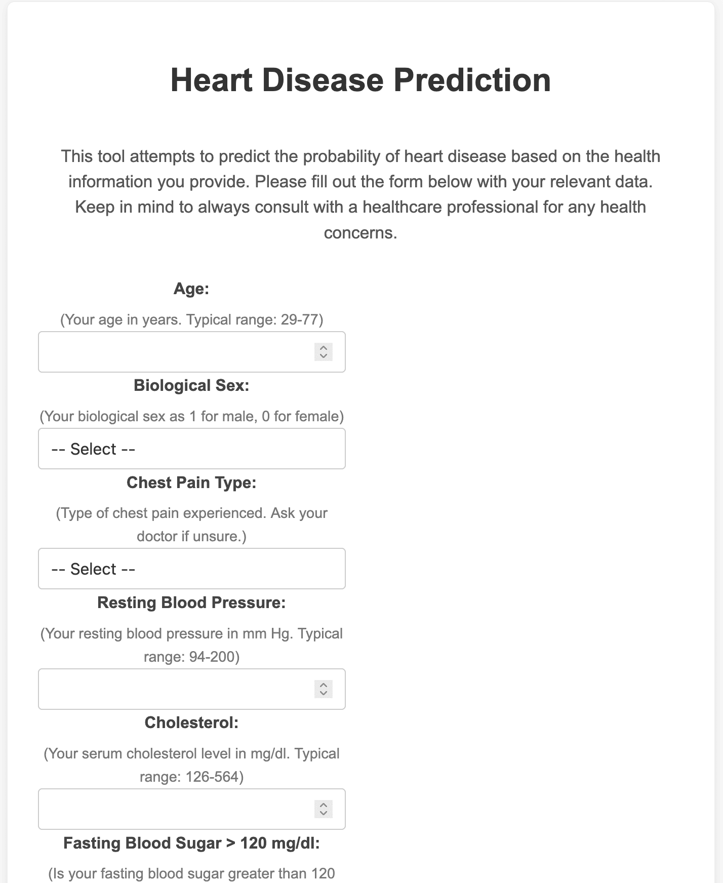 Heart Disease Prediction preview